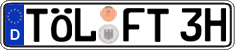 German license plate, Plates for oldtimers (type 