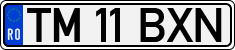 License plate of Romania, Regular plates