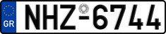 License plate of Greece, Cars