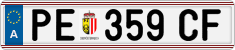 License plate of Austria, Regular plates