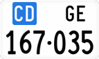 License plate of Switzerland, Diplomatic