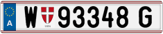 License plate of Austria, Regular plates