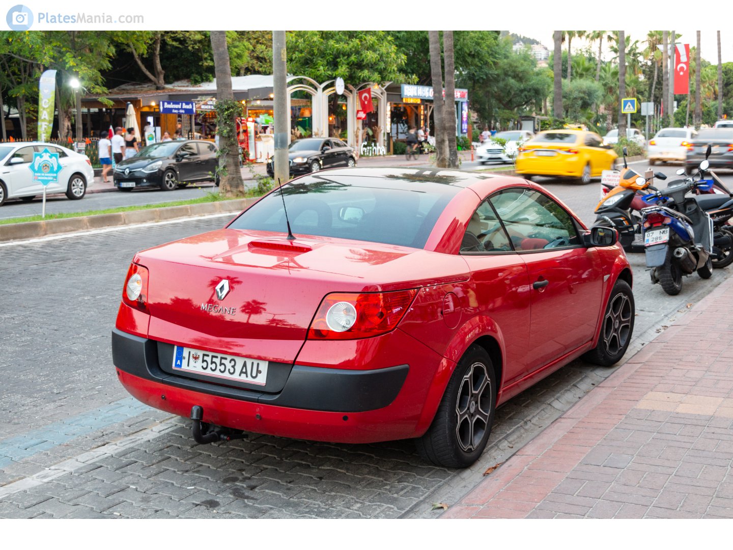 I 5553 AU, Renault Mégane 2nd gen CC Cabriolet (E84), 2003–2009