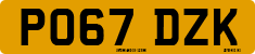 License plate of the United Kingdom, 2001 year system