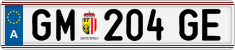 License plate of Austria, Regular plates