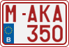 License plate of Belgium, Regular plates (2010)