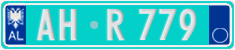 License plate of Albania, Trailers (2011)