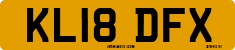 License plate of the United Kingdom, 2001 year system