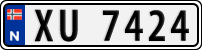 License plate of Norway, Trailers, motorcycles, special vehicles