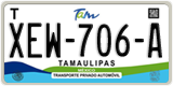 Tamaulipas, Cars (AAA-000-A)