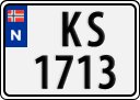 License plate of Norway, Trailers, motorcycles, special vehicles