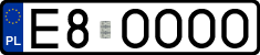 License plates of Poland, Vanity Plates