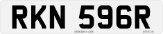 License plate of the United Kingdom, 1963 year system