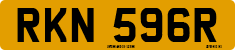 License plate of the United Kingdom, 1963 year system
