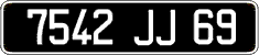 French license plate, FNI
