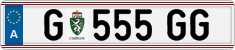 License plate of Austria, Regular plates