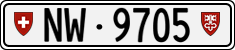 License plate of Switzerland, Cars