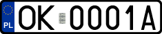 License plates of Poland, Regular car plates
