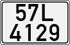License plate of Vietnam, Cars