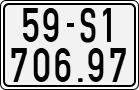 License plate of Vietnam, Motorcycles
