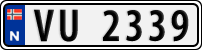License plate of Norway, Trailers, motorcycles, special vehicles
