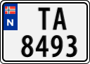 License plate of Norway, Trailers, motorcycles, special vehicles