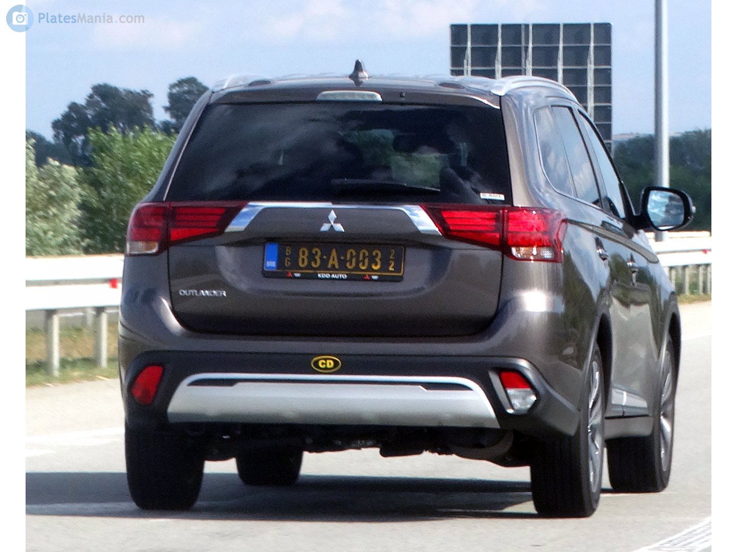 BG 83-A-003, Mitsubishi Outlander 3rd gen (GF/GG/ZJ/ZK/ZL), facelift, 2015–2023