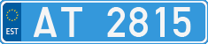 License plate of Estonia, Diplomatic