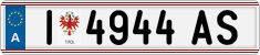 License plate of Austria, Regular plates