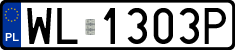 License plates of Poland, Regular car plates