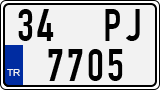 License plate of Turkey, Regular plates