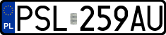 License plates of Poland, Regular car plates