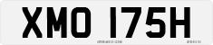 License plate of the United Kingdom, 1963 year system