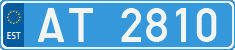 License plate of Estonia, Diplomatic