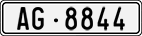 License plate of Switzerland, Cars
