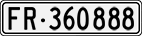 License plate of Switzerland, Cars