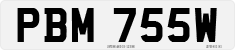 License plate of the United Kingdom, 1963 year system