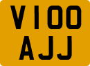 License plate of the United Kingdom, 1983 year system