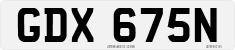 License plate of the United Kingdom, 1963 year system
