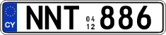 License plate of Cyprus, Regular plates