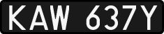 License plates of Poland, 1976 year system
