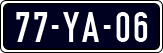 License plate of the Netherlands, Imported oldtimers (cars)