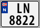 License plate of Norway, Trailers, motorcycles, special vehicles