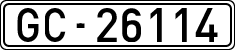 License plates of Spain, 1900 year series
