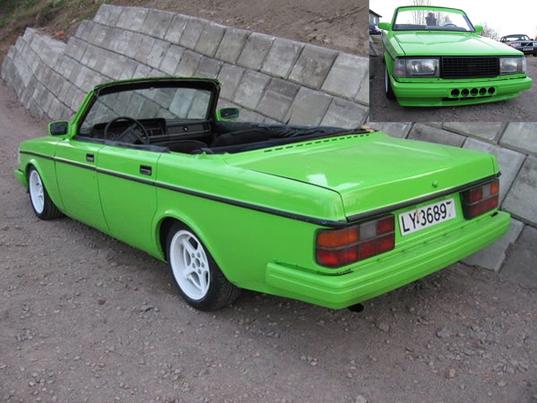 LY 36897, Volvo 240-Series 1st gen 4-door Sedan (244), facelift, 1978–1993