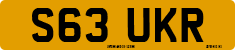 License plate of the United Kingdom, 1983 year system
