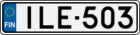 License plate of Finland, Cars