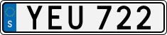License plate of Sweden, Regular plates