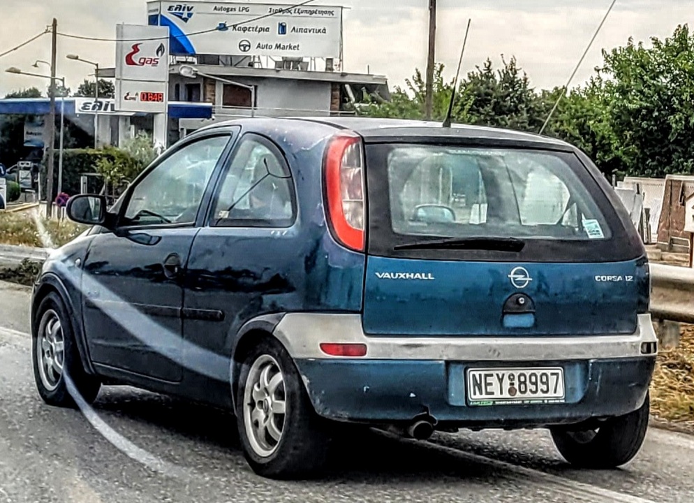 NEY-8997, Opel Corsa 3rd gen 5-door Hatch (C; X01), 2000–2006 (–2007 for ZA-market)