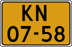 License plate of the Netherlands, Military